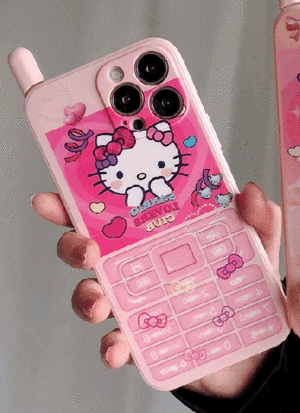 [갤럭시S24 플러스 울트라 추가] 핑크 쿠미 고양이 안테나 아이폰 갤럭시 케이스